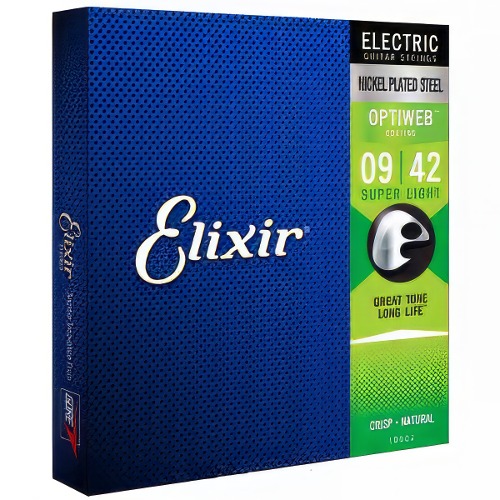 Elixir Electric OPTIWEB Super Light 19002 [009-042] 엘릭서 옵티웹 일렉스트링 슈퍼라이트